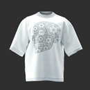 Mandala skull offwhite t-shirt