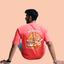 Groovy peach puff t-shirt