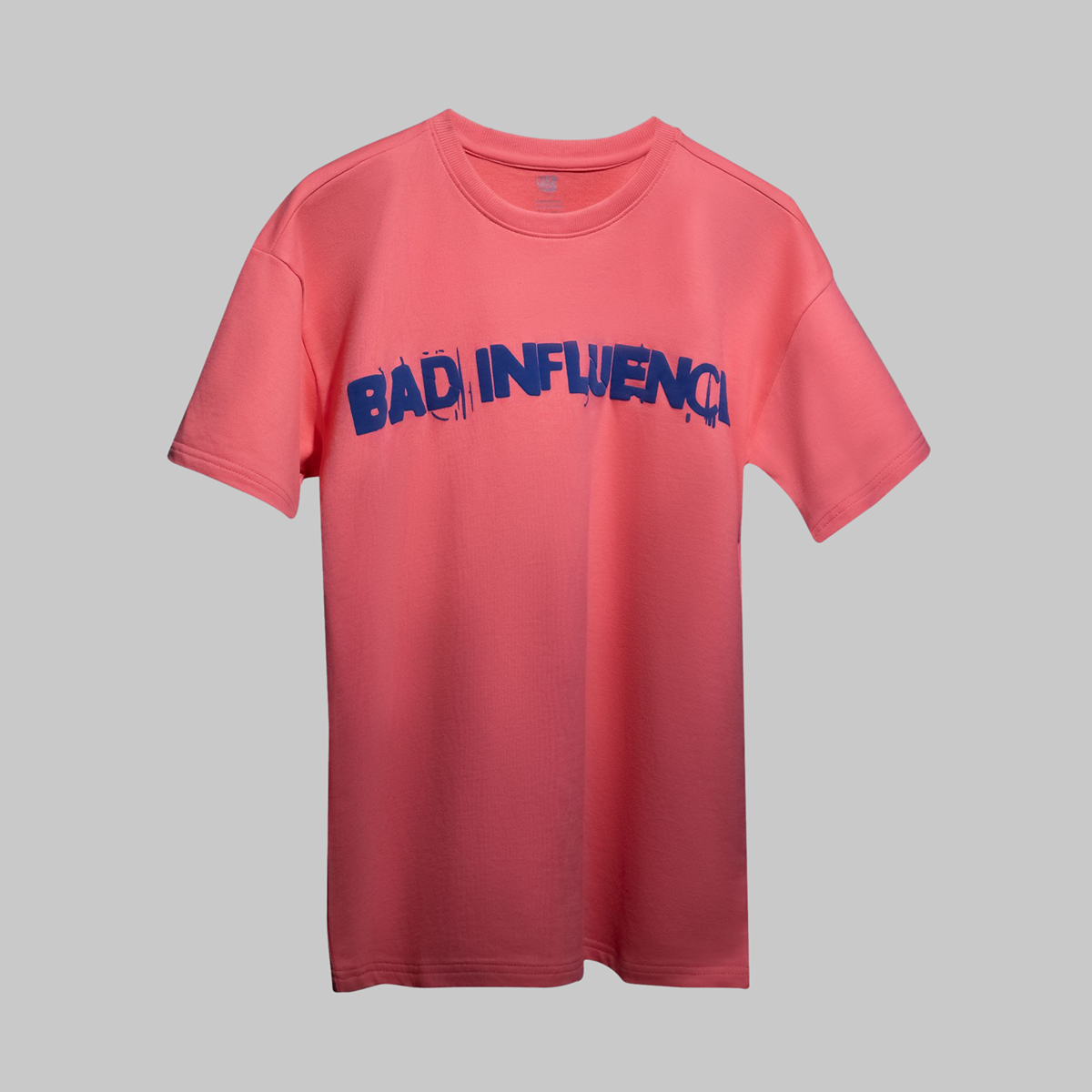 Bad influence peach puff t-shirt