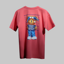 Bad influence peach puff t-shirt