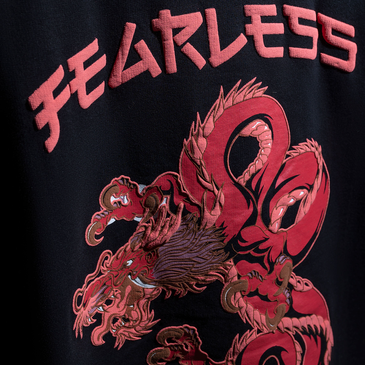 Fearless dragon puff t-shirt