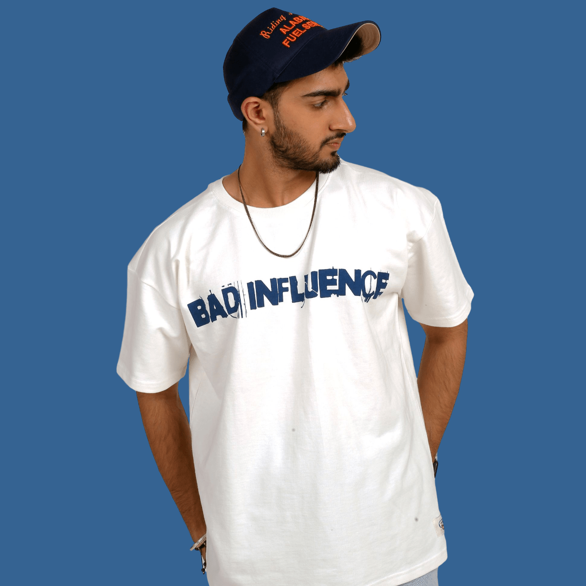 Bad influence offwhite t-shirt - Flyaf Store