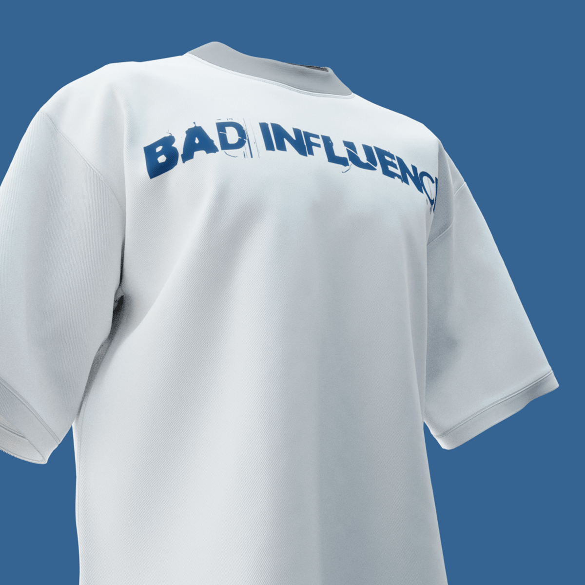 Bad influence offwhite t-shirt - Flyaf Store