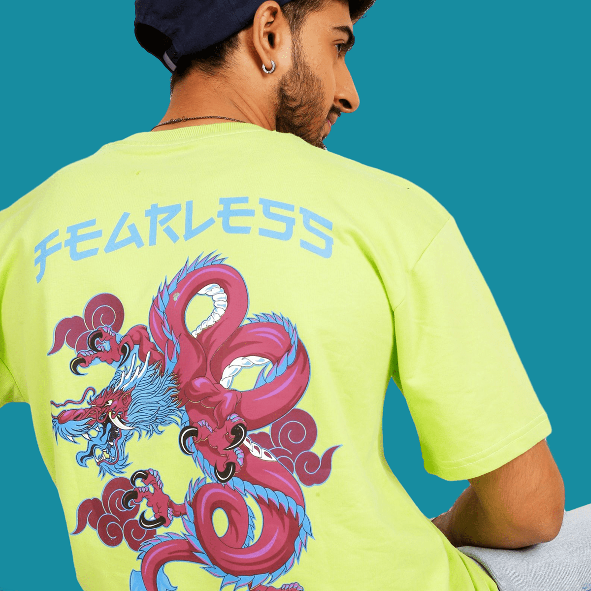 Fearless dragon neon green - Flyaf Store